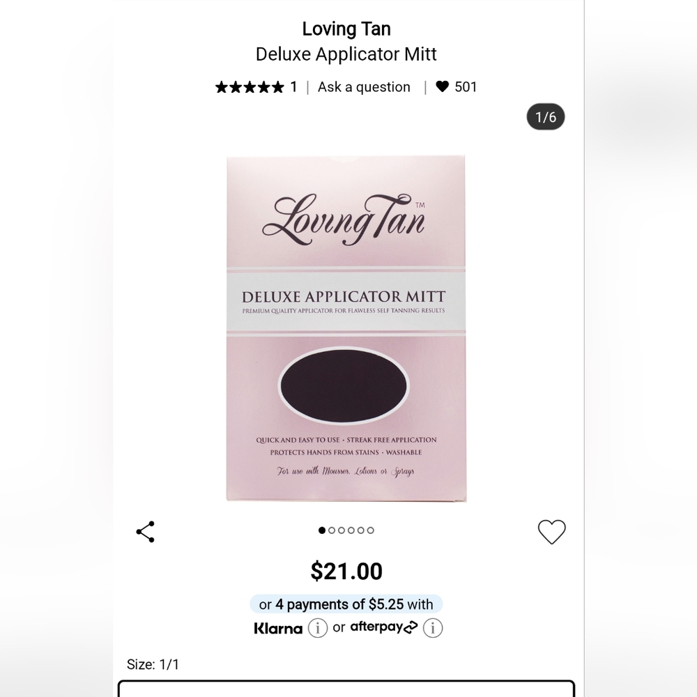 Loving Tan Deluxe Applicator Mitt